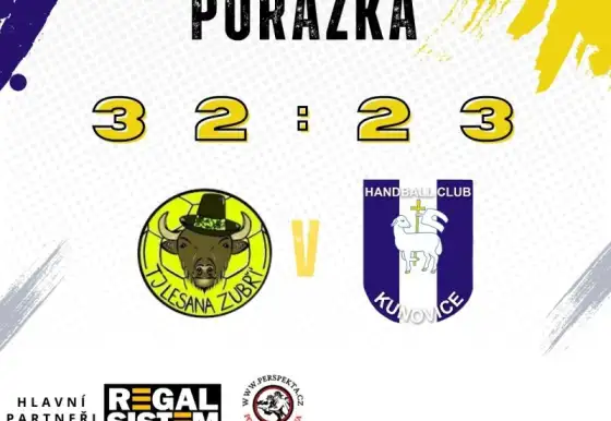 Cesta pohárem skončila na palubovce Zubří!