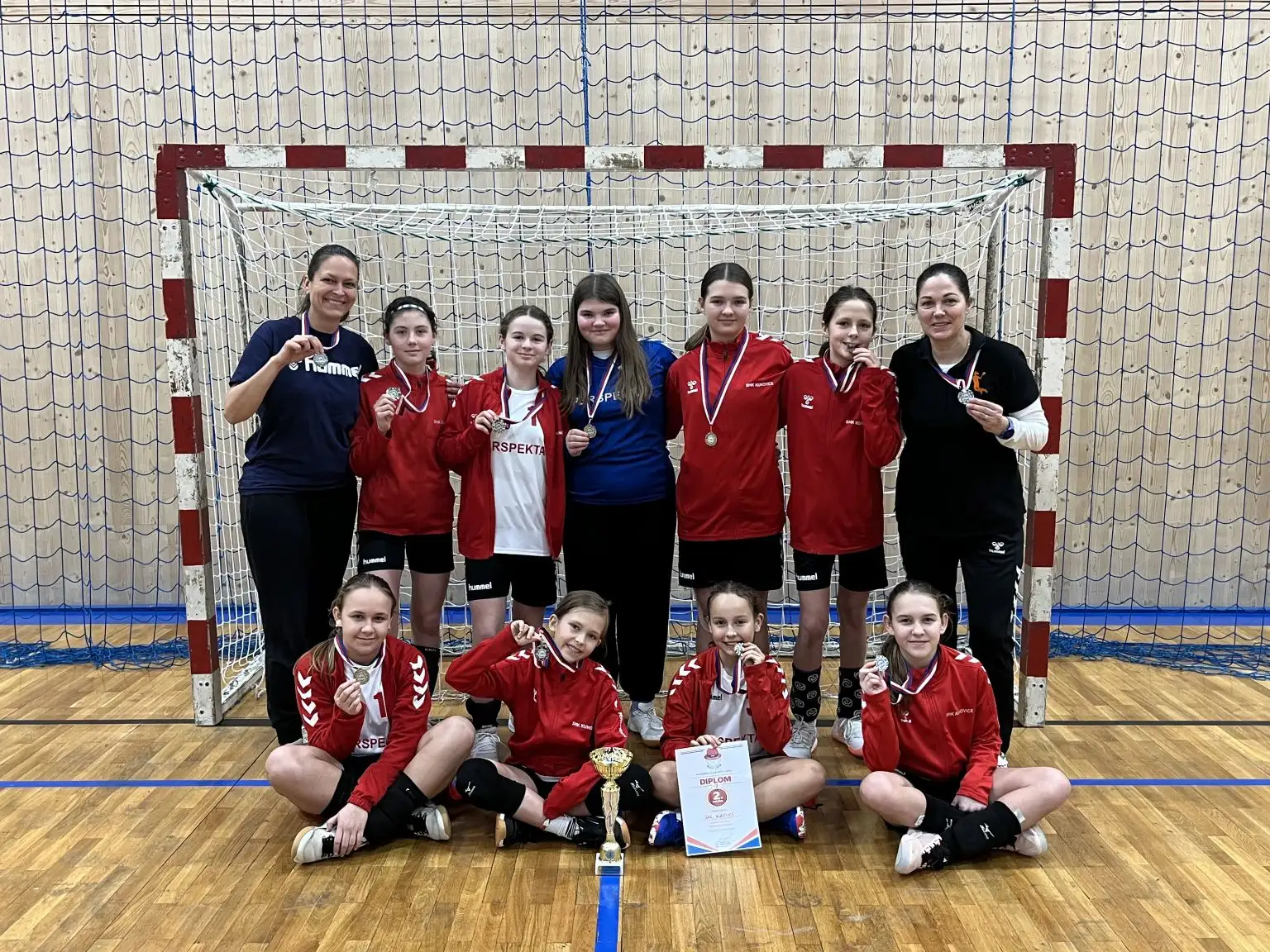 Mladší žačky přivezly z Nového Jičína stříbro