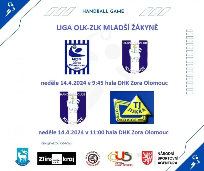 9.kolo Regionální ligy mladších žaček hrané v Olomouci