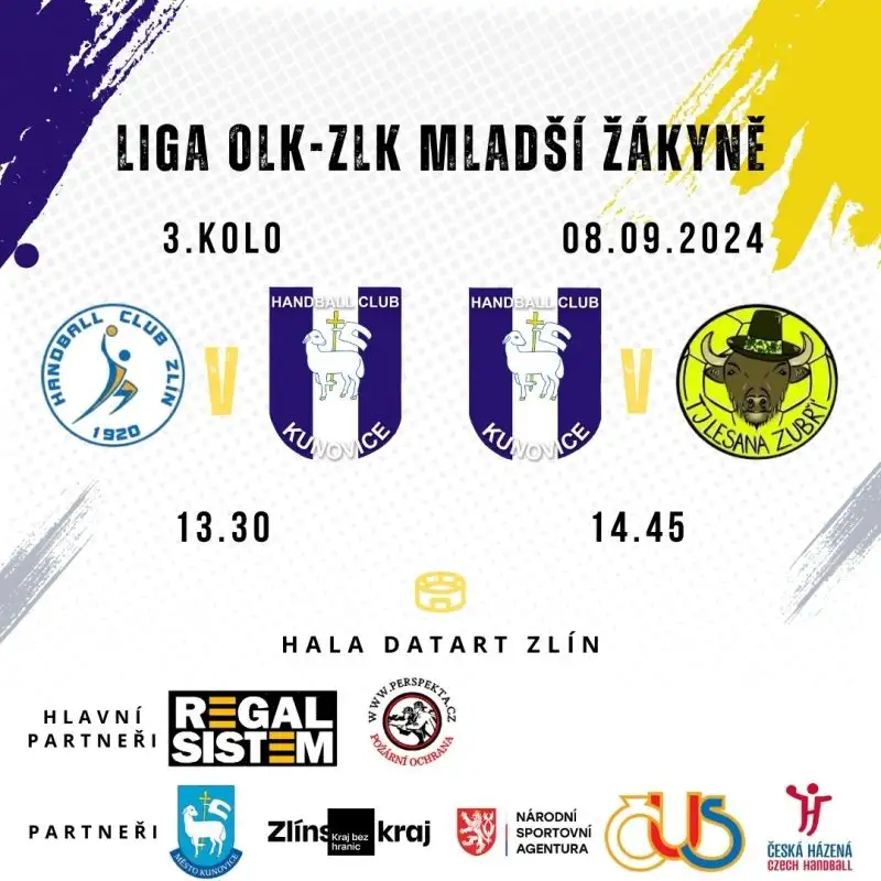 Mladší žačky čeká předehrávka 3. kola